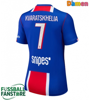 Paris Saint-Germain Khvicha Kvaratskhelia #7 Replik Heimtrikot Damen 2026-27 Kurzarm